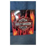 Metal Harley Davidson wall sign