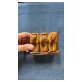 Wood carving