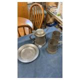Pewter dishes