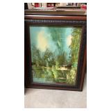 ï¿½Spencerï¿½ signed painting, framed