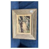 Framed painting by T R MacDonald