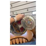 Stained glass pieces