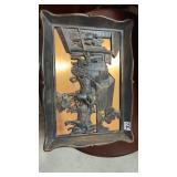 Copper craft wall art