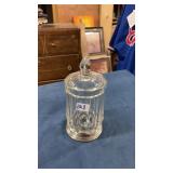 Glass lidded dish