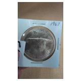 1967 Canadian Silver Dollar
