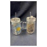 Plastic drink glasses