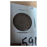 Early 1900's .25 cent coin