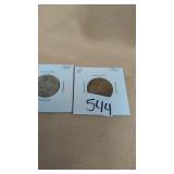 1966 & 68 Canadian Quarters
