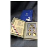 1986 U.S. Mint Prestige Proof Set honoring the