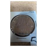 1966 Canadian silver dollar