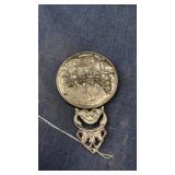 Vintage hand mirror