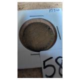 19th-century British advertising token for