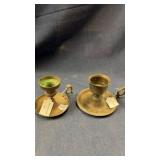Brass candle holders