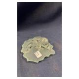 Glass walrus decor