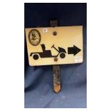 Vintage Kingsville golf  sign