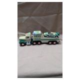 Hess gasoline rig and car hauler w car