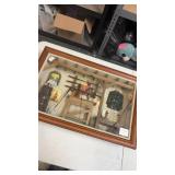 Golf themed shadow box