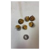 Detroit police brass buttons
