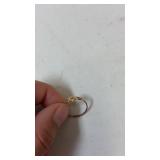 Vintage gold filled baby ring