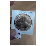 1961 Canadian silver dollar