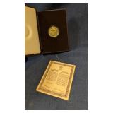 1987 Canada $100 Gold Proof Coin celebrating the