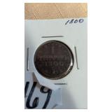 is a copper 1 Pfennige coin from the Kingdom of