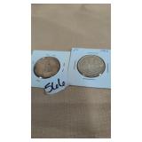 1966 & 1967 Canadian 50-cent coins