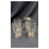 Etched Irish coffee mugs