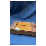 Vintage wood golf ball box