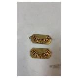 Brass ï¿½kings ownï¿½ shoulder badges