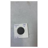 1876 Canada large penny heaton mint  Queen