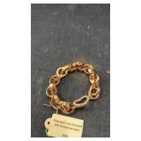 Rose gold bracelet with heart