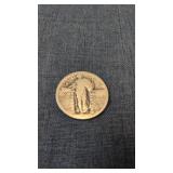 1927 Standing Liberty Quarter 90% silver