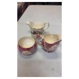 Royal Winston cream and sugar set