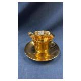 England gold cup and saucer