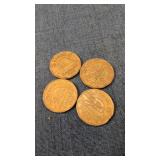 4- Canadian 5-cent coin from 1942 'Tombac' nickel