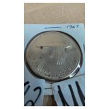 1967 Canadian silver dollar