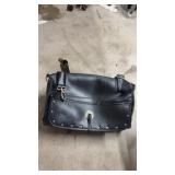 Leather motorcycle bag