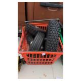 4 tires (orange basket)