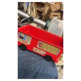 Fire truck bin of cars