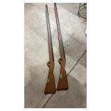 Wooden gun decor