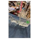 Vintage donkey pulling cart candy dish