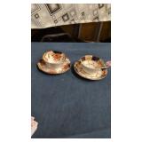 2 Colclough fine bone china teacup and saucer