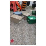 4 flip top storage bins