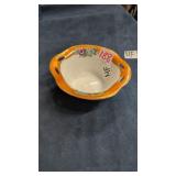 vintage Noritake hand-painted lusterware bowl