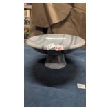 Marble pedestal dish