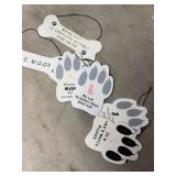 Wooden pet signs