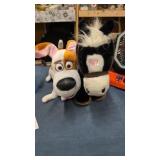 Stuffed horse and dog