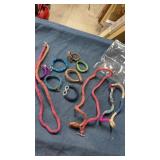 Fibre charm bracelets/ necklaces