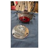 Motorcycle light & plate